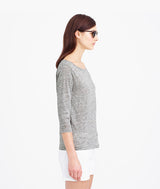 Relaxed Sheer Check Peg Trousers